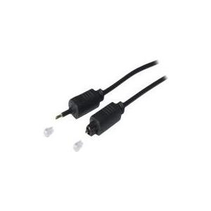 shiverpeaks BASIC-S Toslink Kabel, Stecker - 3,5 mm Klinken- stecker, 5,0 mm, Lichtwellenleiterkabel: 4,0 mm, vergoldete (BS69014-5.0)