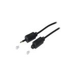 shiverpeaks BASIC-S Toslink Kabel, Stecker - 3,5 mm Klinken- stecker, 5,0 mm, Lichtwellenleiterkabel: 4,0 mm, vergoldete (BS69014-5.0)