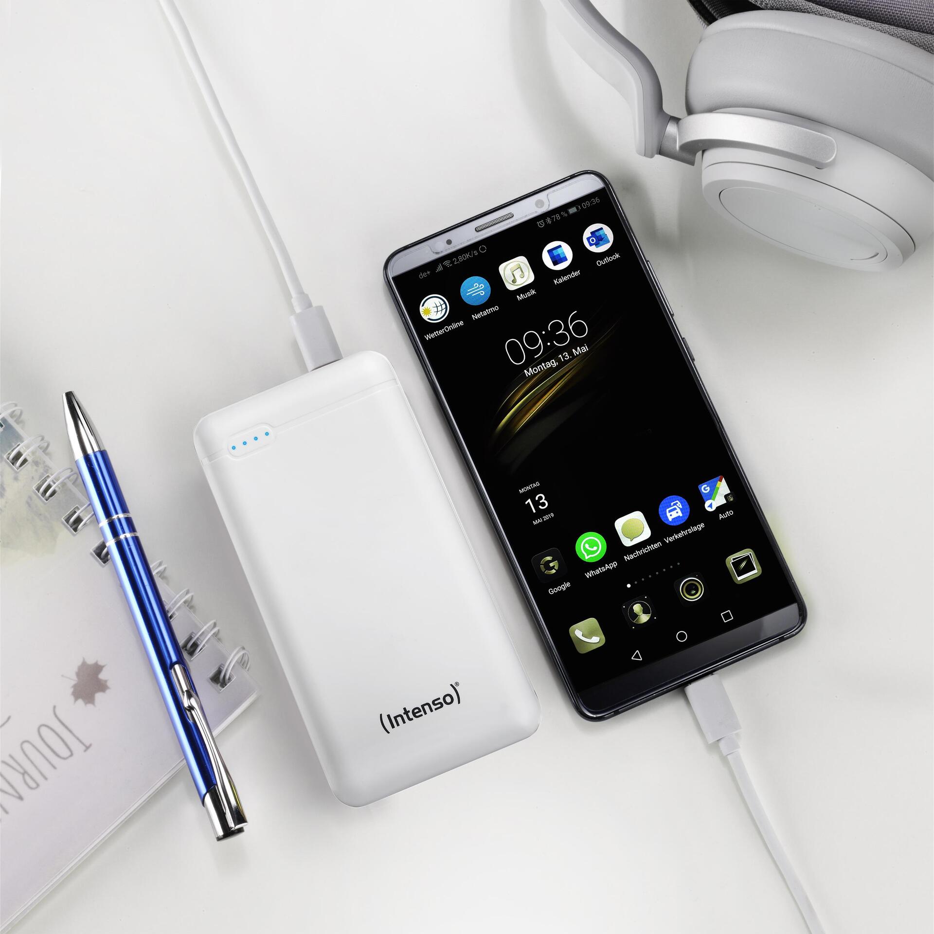 Intenso XS20000 Powerbank 20000 mAh Weiß