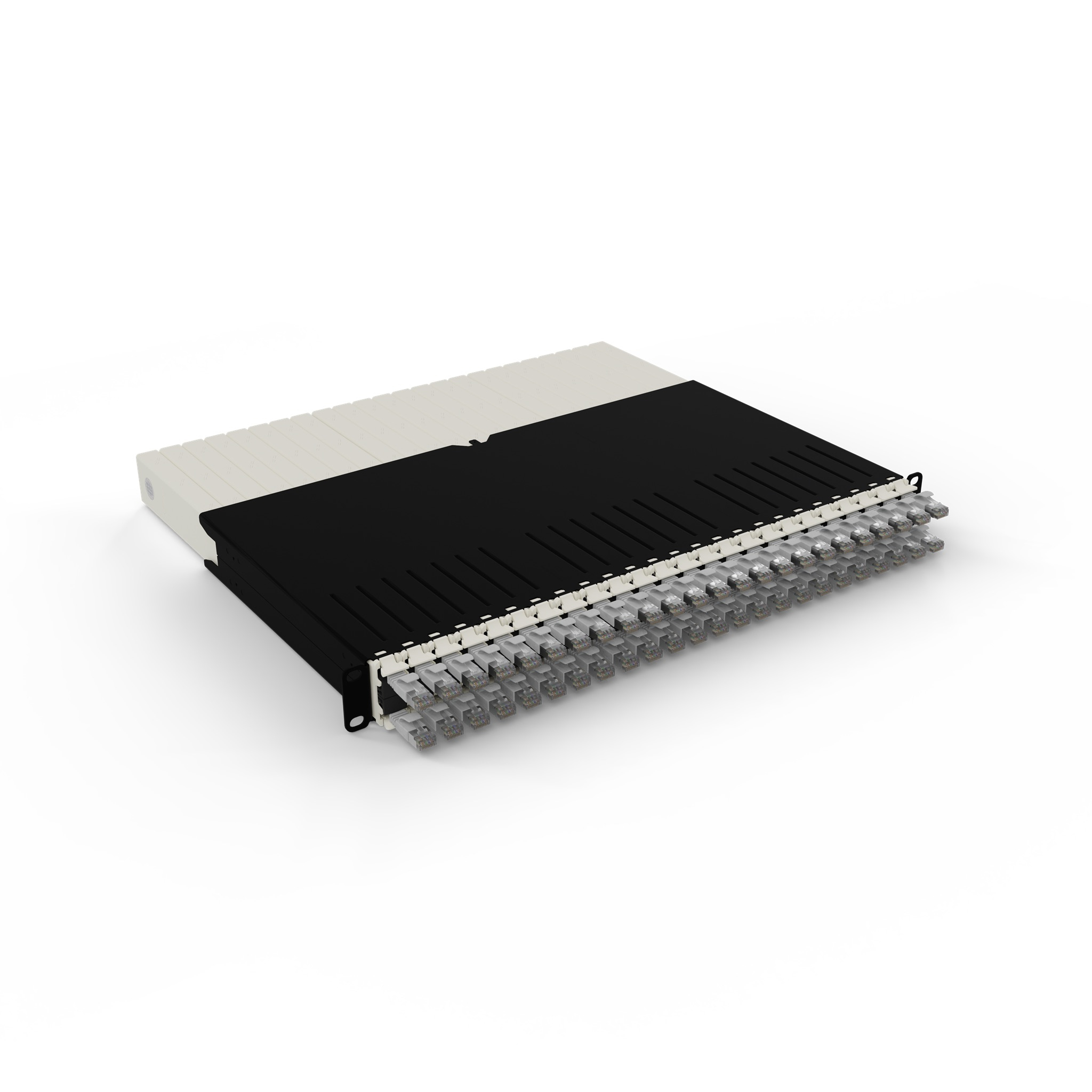 PATCHBOX patchbox.one 8RU Cat 6A STP 0.8 m Grau