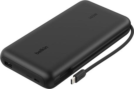 BELKIN BOOSTCHARGE PWRBANK W/ DISPLAY BLACK / 25000MAH W/ USB-C CABLE (BPB039HQBK)