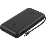 BELKIN BOOSTCHARGE PWRBANK W/ DISPLAY BLACK / 25000MAH W/ USB-C CABLE (BPB039HQBK)