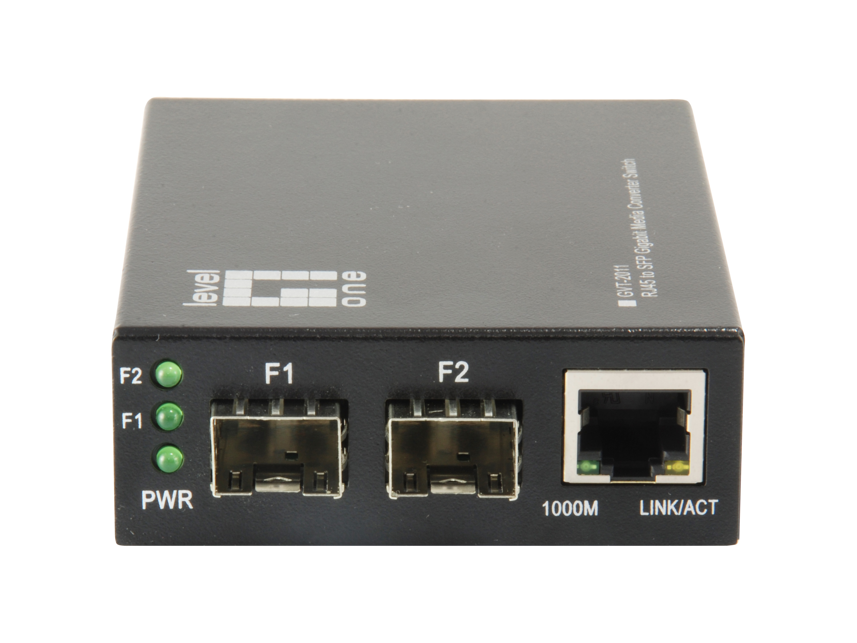 LevelOne GVT-2011 Medienkonverter 1 GbE Grau