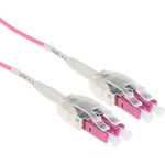 ACT RL8420 Glasfaserkabel 20 m LSZH OM4 2x LC Violett (RL8420)