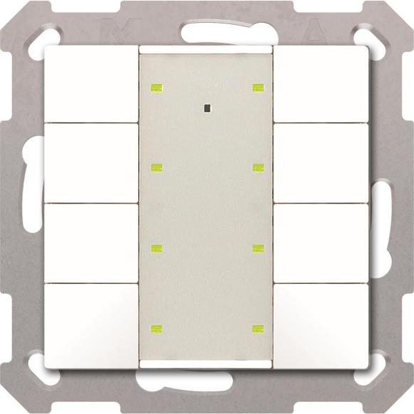 MDT technologies Taster Plus TS 55 8-fach Reinweiß glänzend BE-TA55T8.G2 (BE-TA55T8.G2)