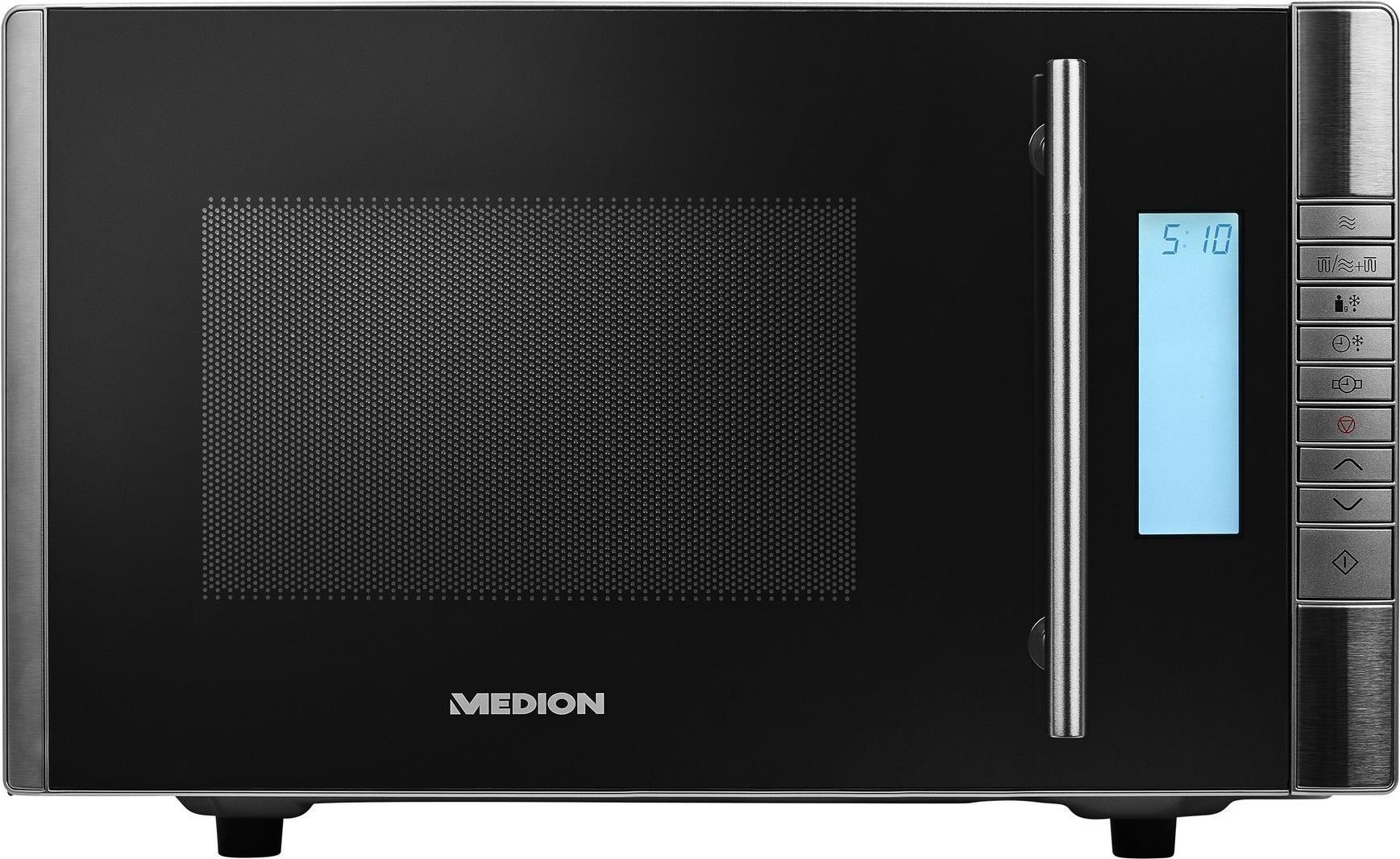 MEDION MD 14482 Arbeitsplatte Grill-Mikrowelle 20 l 800 W Schwarz - Edelstahl (50063074)