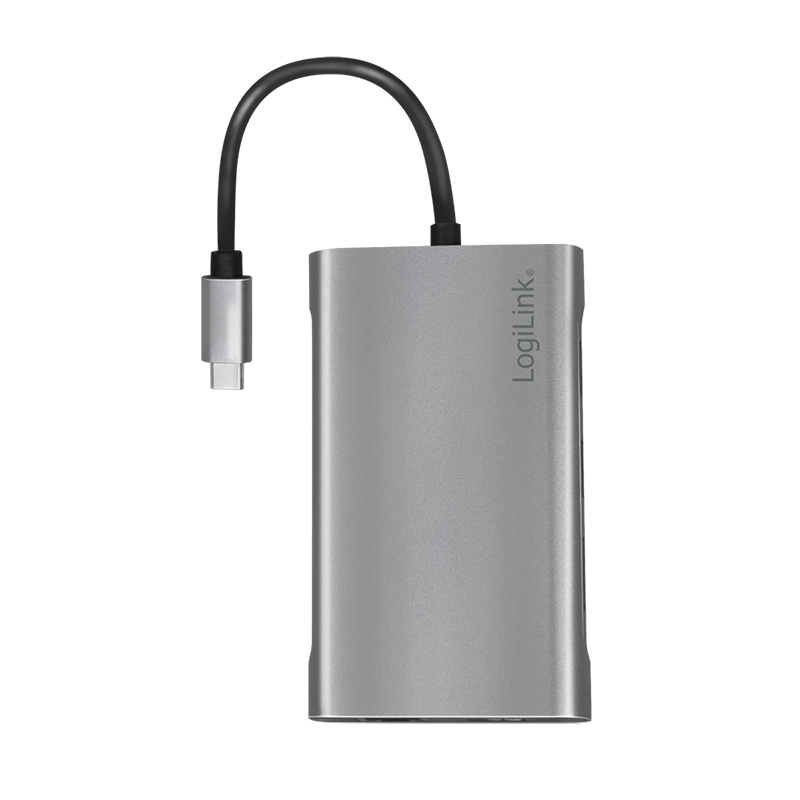 LogiLink UA0383 Dockingstation USB-C 3.2 Gen 1 Silber