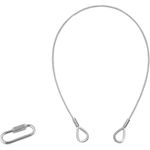 EUROLITE Sicherungsseil B 3x600mm bis 5kg silber (58010311)