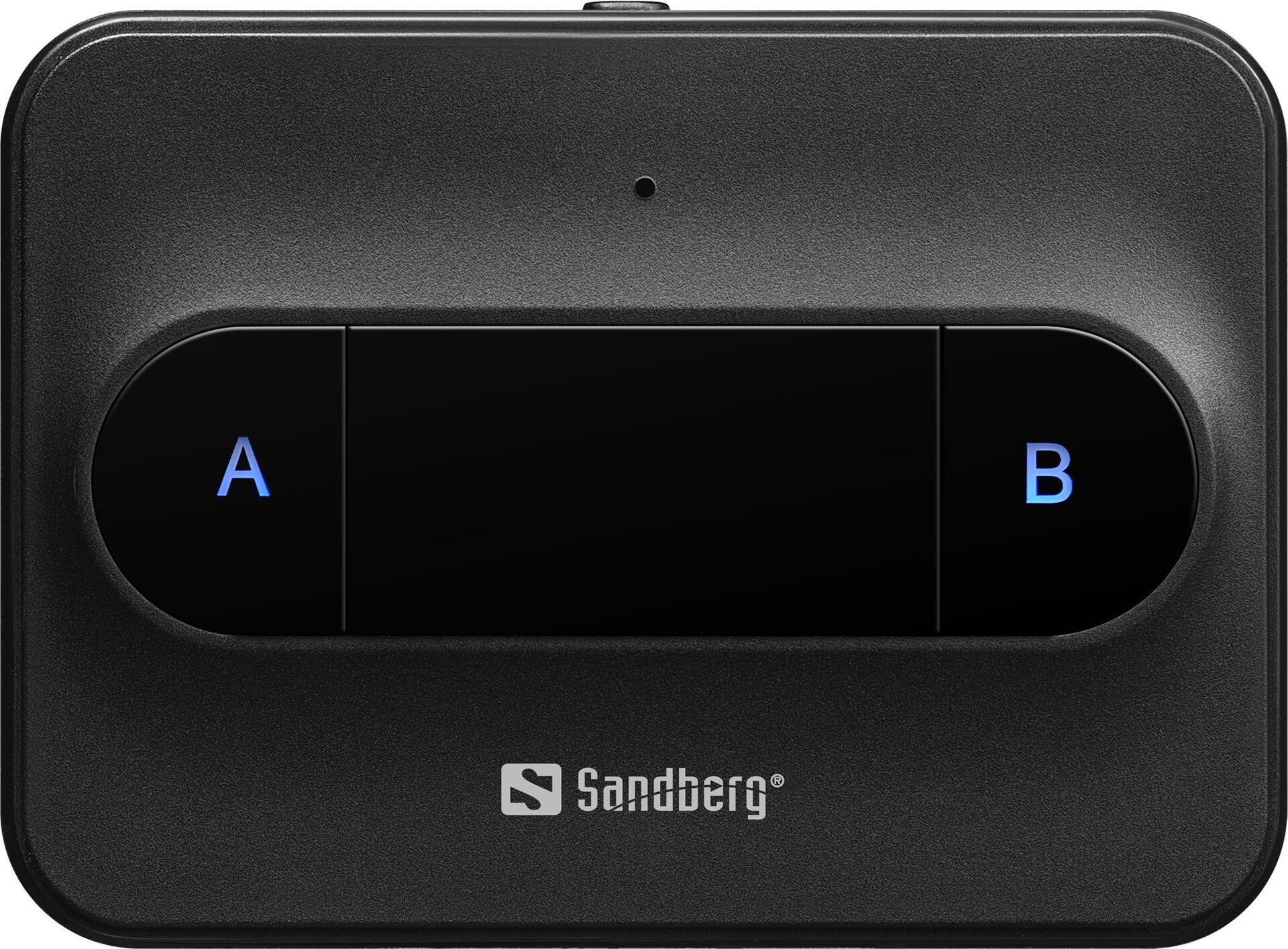Sandberg Bluetooth Link For 2xHeadphone 3,5 mm 10 m Schwarz (450-13)