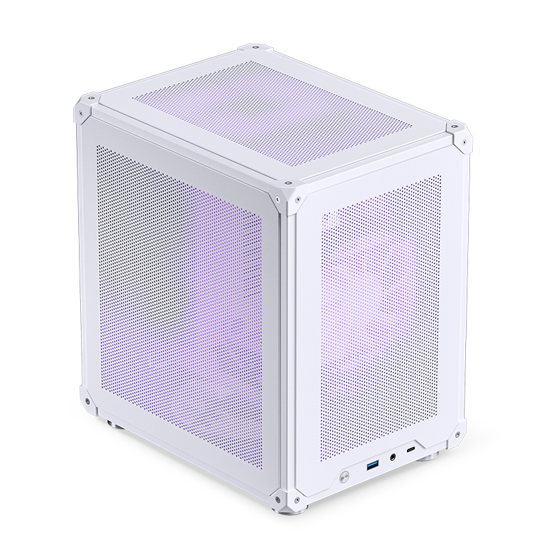 Jonsbo C6 Micro-ATX Systemgehäuse Mini Tower Weiß