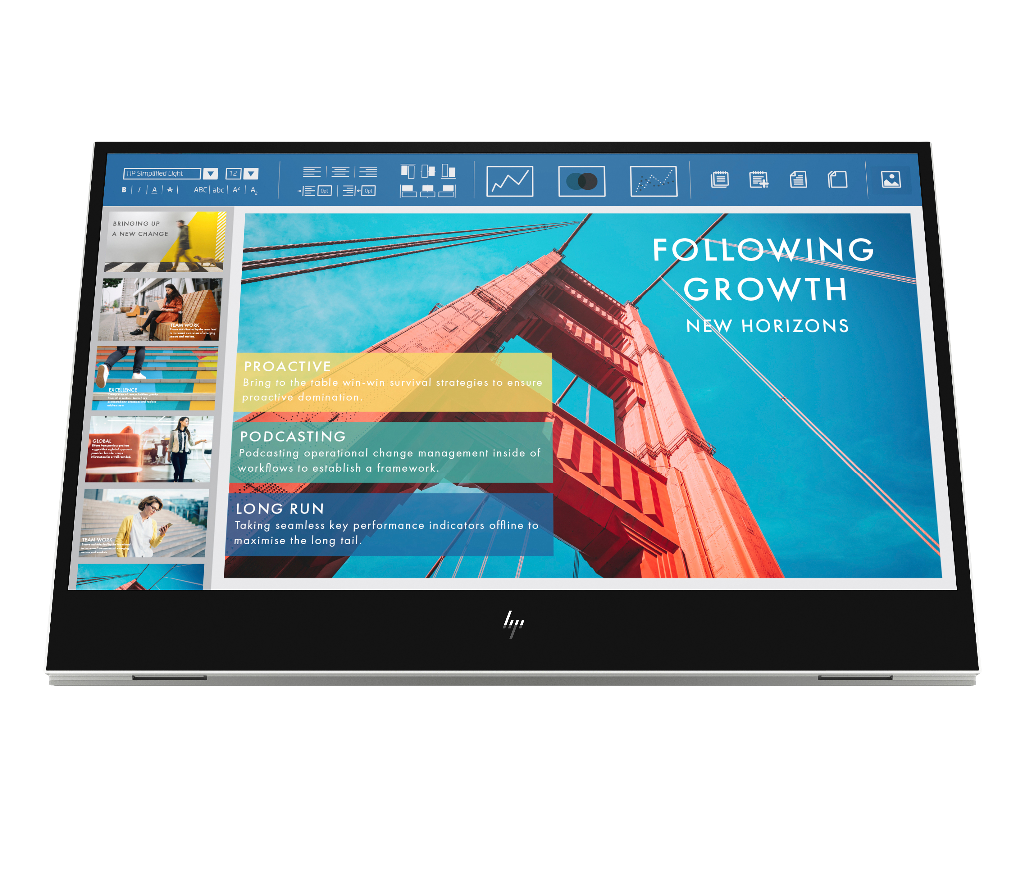 HP E-Series E14 G4 14" Portable Monitor Silber