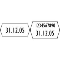 Avery Weiß 26 x 16 mm 1200 Etikett(en) Preisschildetiketten (WP1626)