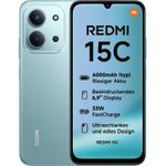 Xiaomi Redmi 15C 5G Dual Sim 4GB RAM, 256GB, Minzgrün (MZB0LIPEU)