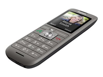 Gigaset CL660 Schnurlostelefon DECT/GAP 2,4"-TFT-Farbdisplay Schwarz, Anthrazit