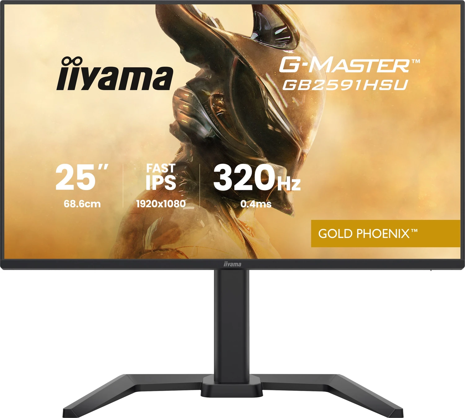 iiyama G-Master GB2591HSU-B1 Gold Phoenix Gaming-Monitor 68,6 cm (24.5") Full HD (GB2591HSU-B1)