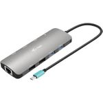 I-TEC USB-C METAL NANO 2X HDMI DOCKING STATION + PD 100W (C31NANOHDM2DOCPD)