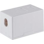 S/CONN maximum connectivity Netzwerk Adapter-Keystone Anschlussbox, weiß (08-10115)