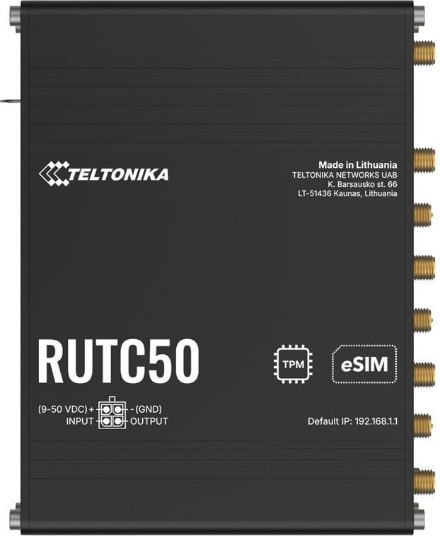 Teltonika RUTC50 WLAN-Router 5G Wi-Fi 6 3.4 Gbps
