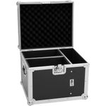 ROADINGER Flightcase 2 x CAT-80 Strahleneffekt, max. 50 kg, schwarz laminiert, 47,5 x 41,5 x 42,5 cm