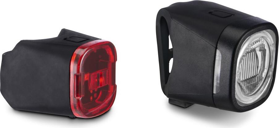 Hama Fahrradlicht-Set, Front- und Rücklicht, LED, Akku, USB-C, StVZO-zugelassen (00185837)