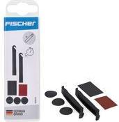 FISCHER Fahrrad-Flickbox Schnellflicken, 7-teilig Reparatur-Set in praktischer Hartbox, selbstklebende - 1 Stück (50561)