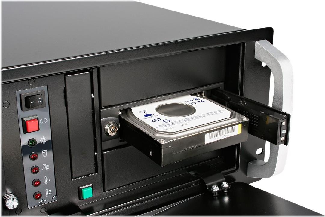 StarTech.com HSB100SATBK 3.5" SATA Hot-Swap Wechselrahmen 5.25" Schwarz