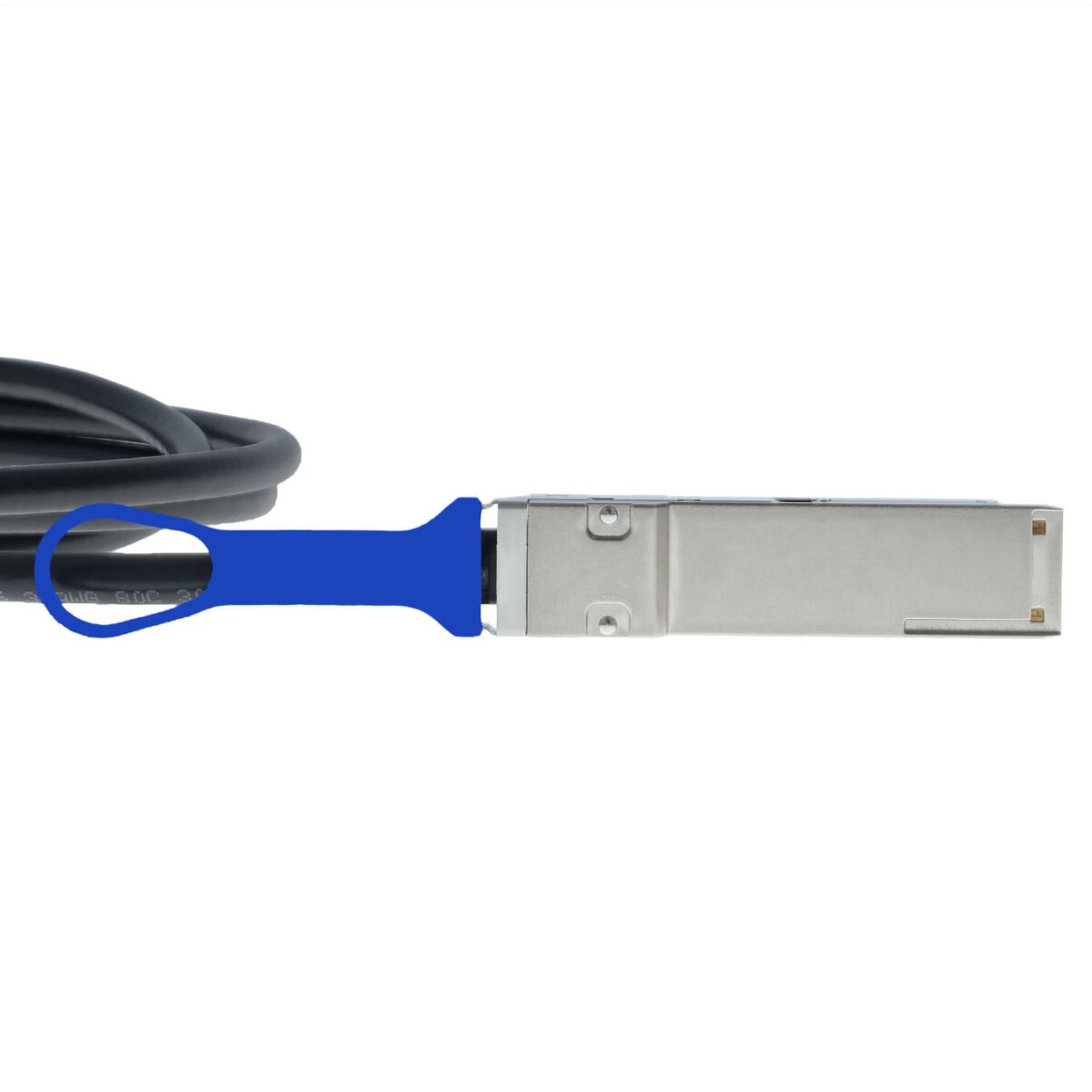 BlueOptics MCP7F00-A001-BL Kompatibles Mellanox DAC Breakout Kabel QSFP28 auf 4x SFP28 100 Gbit/s 1 m Silber, Schwarz