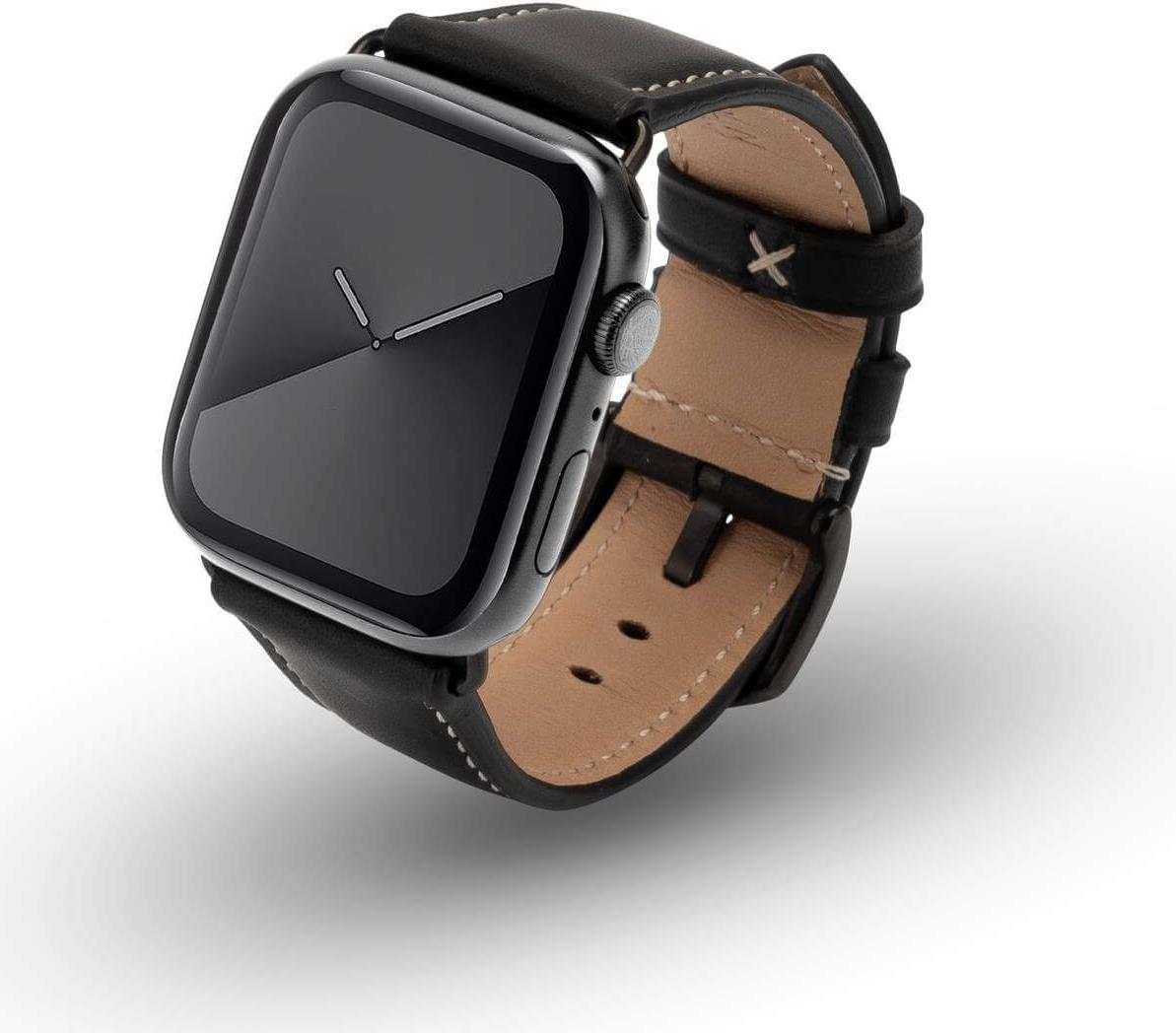 JT Berlin Watchband Charlie | Apple Watch Ultra/42/44/45mm | schwarz - Edelstahl schwarz | M | 10838 (10838)