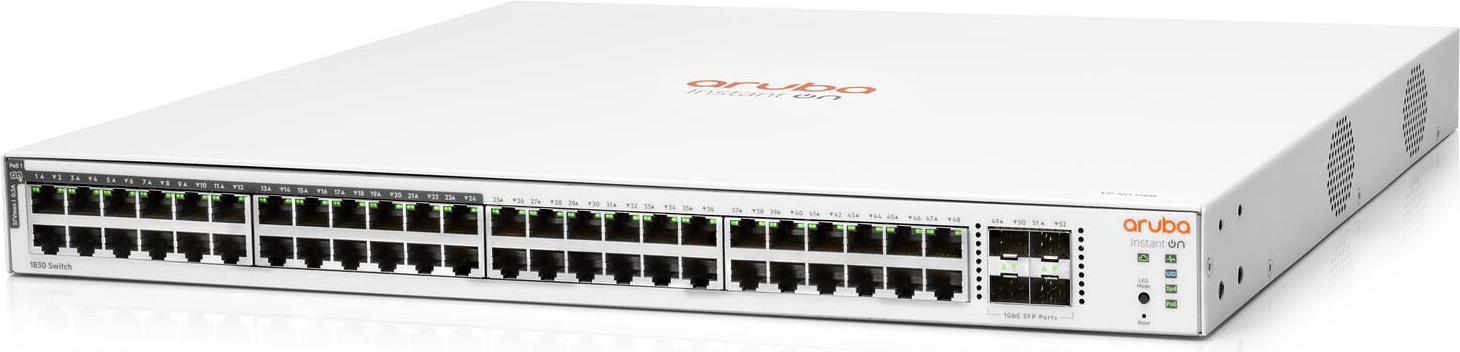 HPE Aruba Instant On 1830 48G 24p Class4 PoE 4SFP 370W Switch (JL815A#ABB)