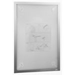 DURABLE DURAFRAME® WALLPAPER A3 (silber) 1 Stück - ablösbarer Info-Rahmen (484423)