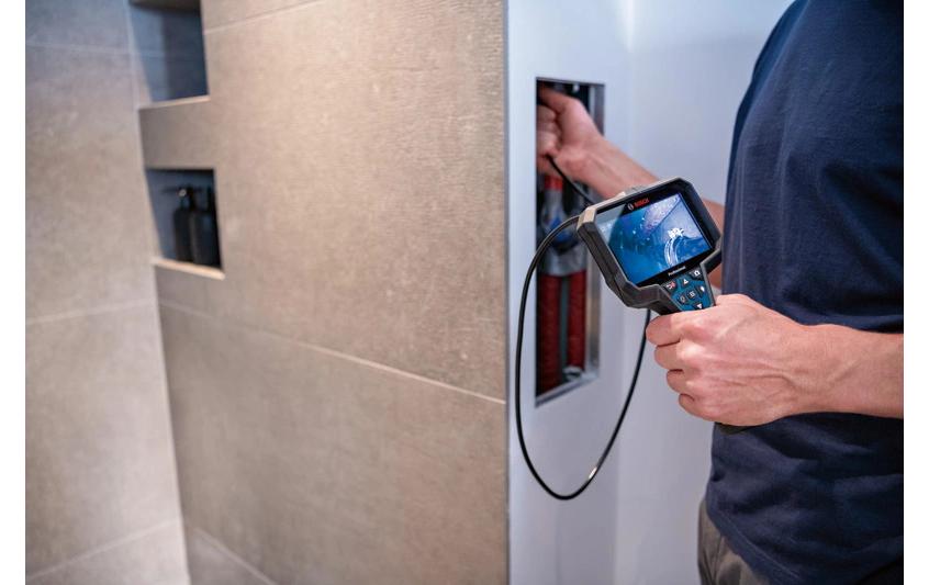 Bosch Professional GIC 12 V-5-27 C Inspektionskamera 1280 x 720 Pixel Blau, Schwarz