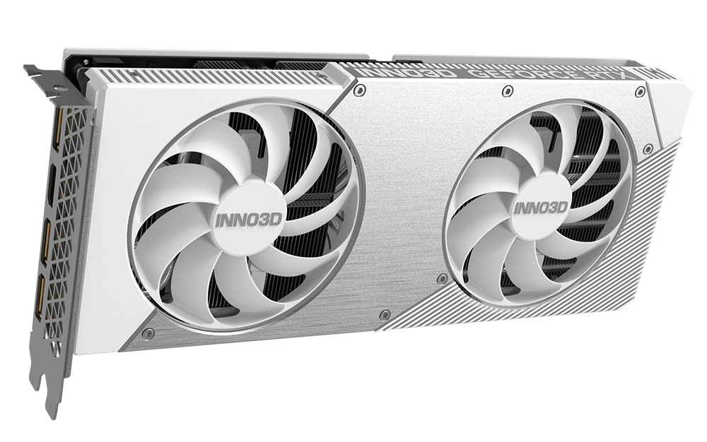 Inno3D GeForce RTX 5060 Ti TWIN X2 OC Grafikkarte - 8 GB GDDR7 - Weiß