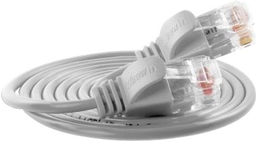 SLIM UL6 5 GR - Cat.6 SLIM-Light-Kabel, U/UTP, 5,0 m, grau (PKW-LIGHT-K6 5.0)