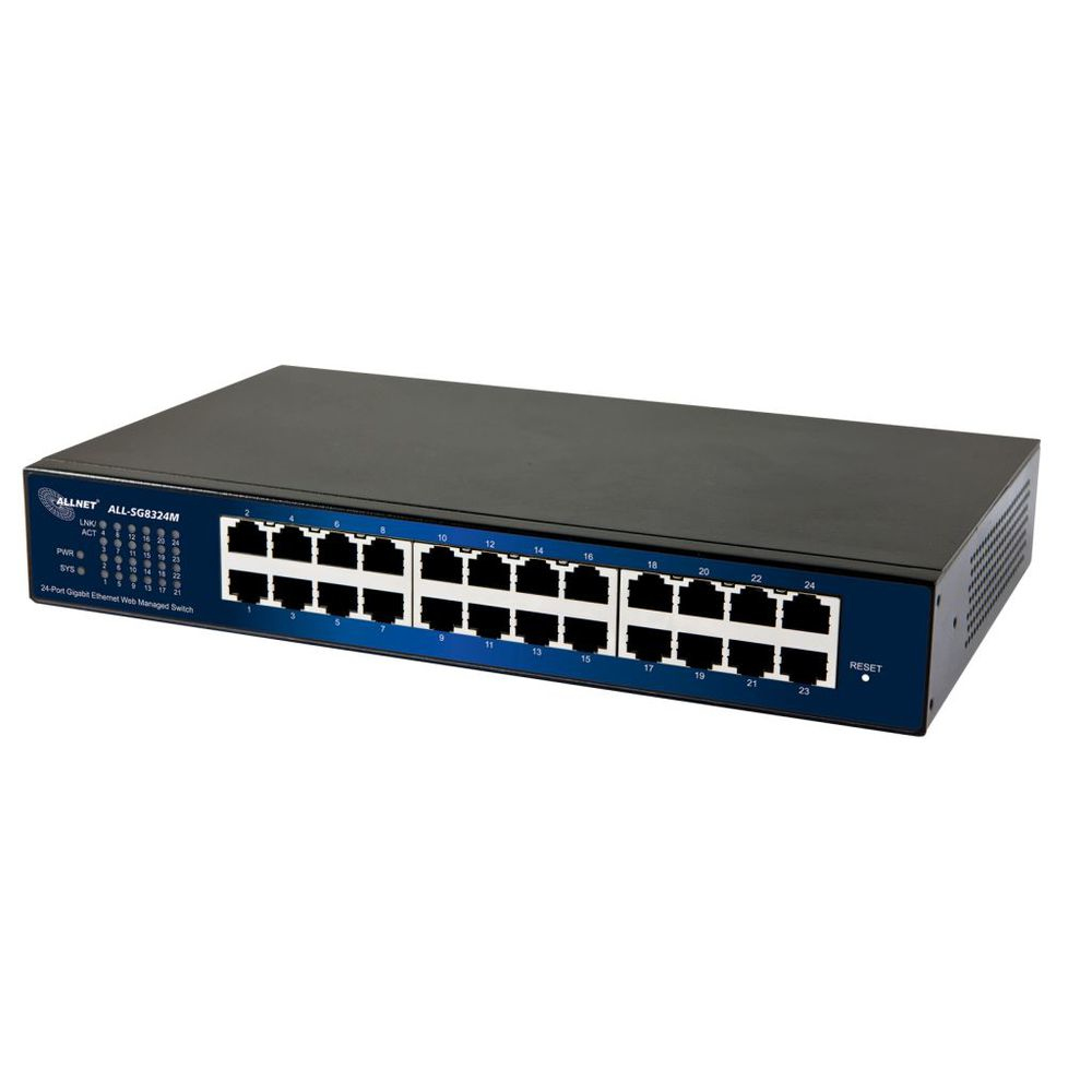 Allnet ALL-SG8324M 24-Port Gigabit Managed Switch Schwarz