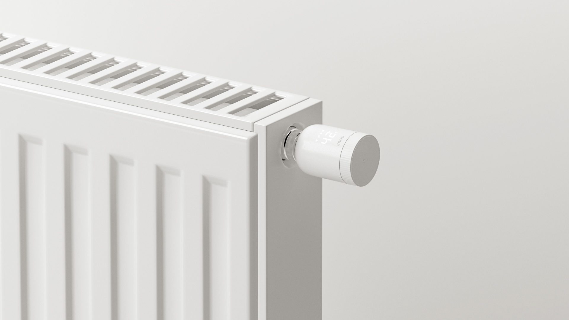 Imou TRV1 Kit Digitales Thermostat ZigBee Weiß