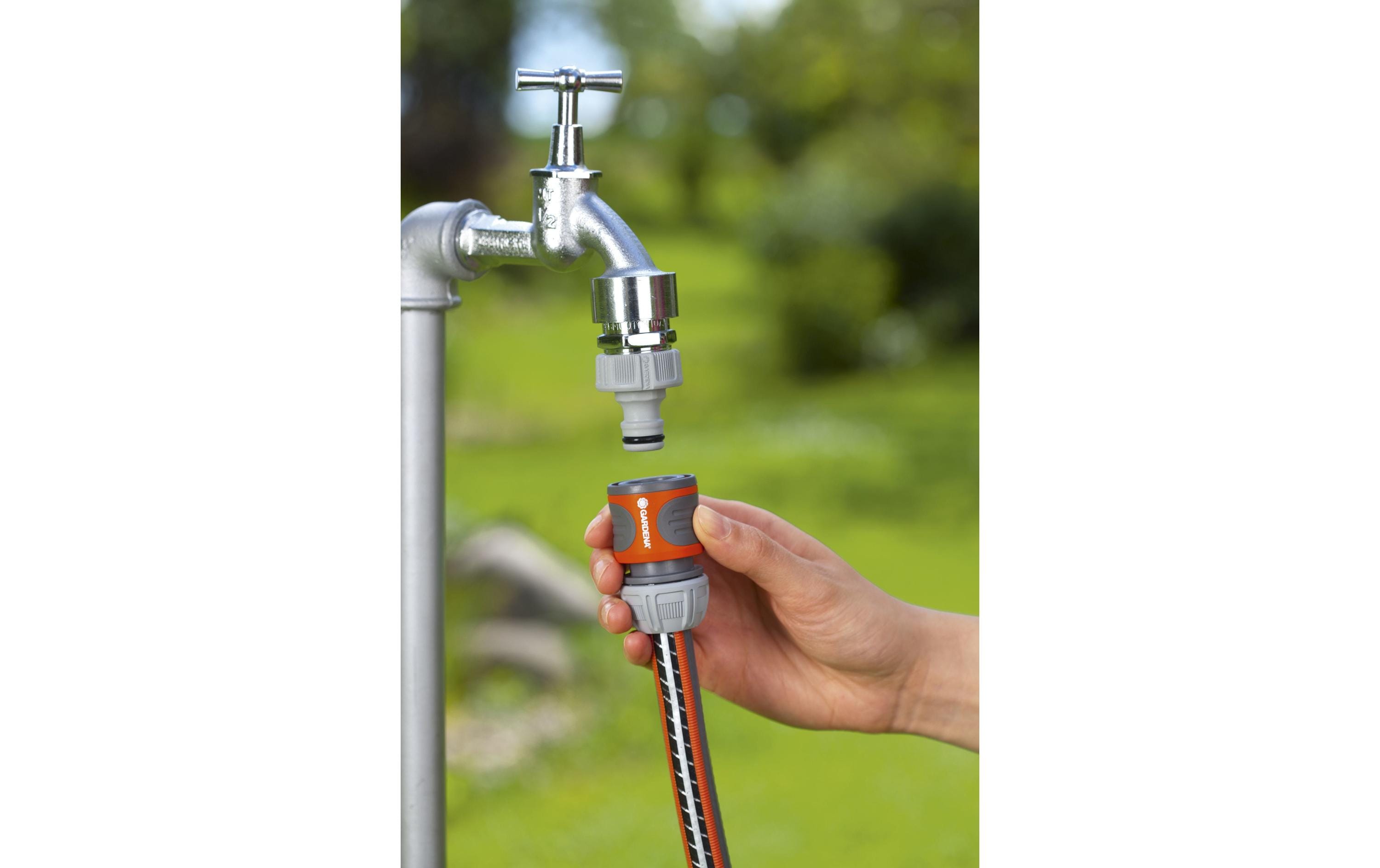 Gardena 18215 Schlauchverbinder 13 mm (1/2") / 15 mm (5/8") Grau-Orange