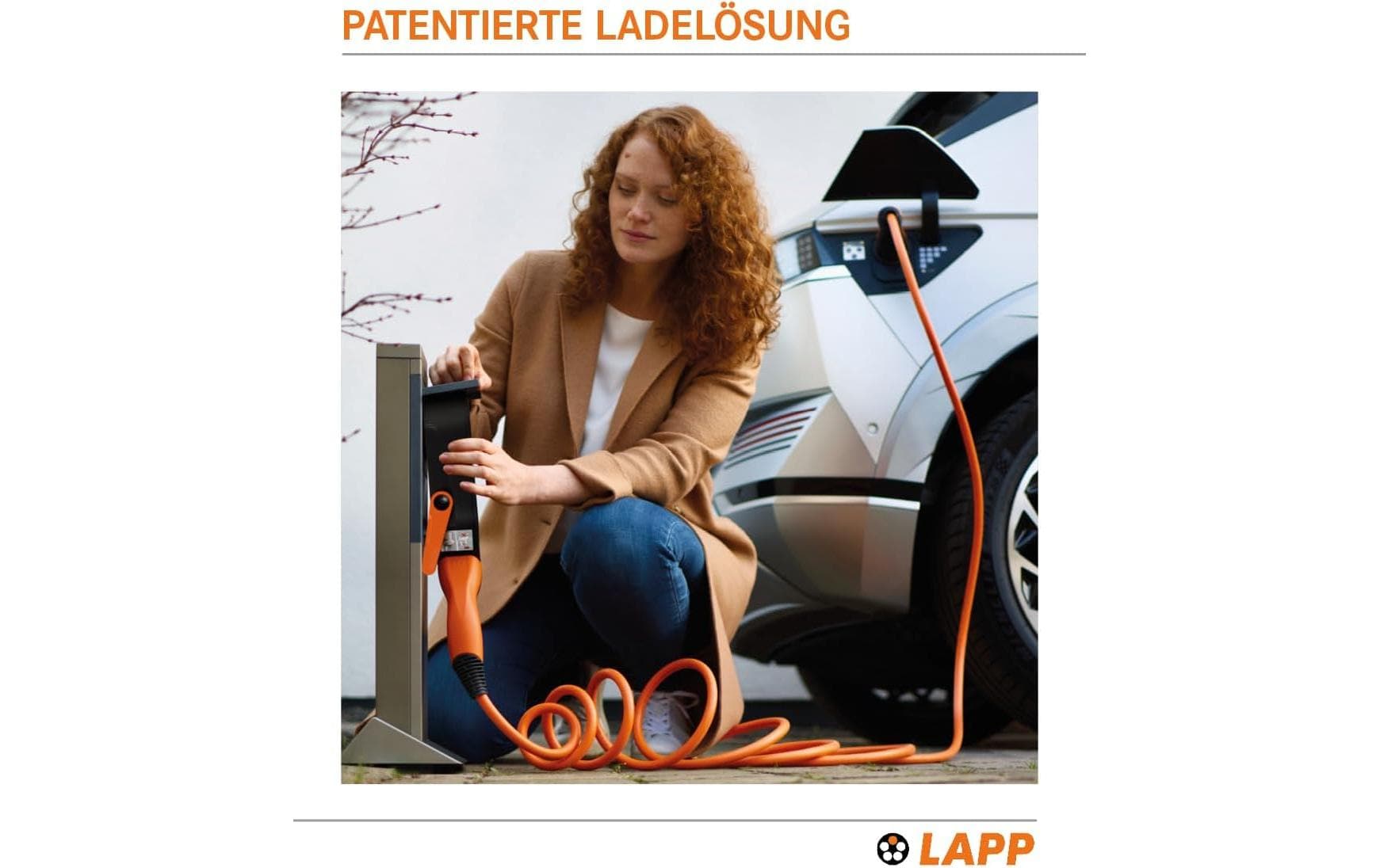 LAPP MOBILITY HELIX Ladekabel Typ 2 bis 7,4 kW 32 A 5 m Orange
