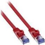 InLine® Patchkabel flach, U/FTP, Cat.6A, rot, 2m (71802R)