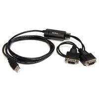 StarTech.com 2 Port FTDI USB auf Seriell RS232 Adapter (ICUSB2322F)