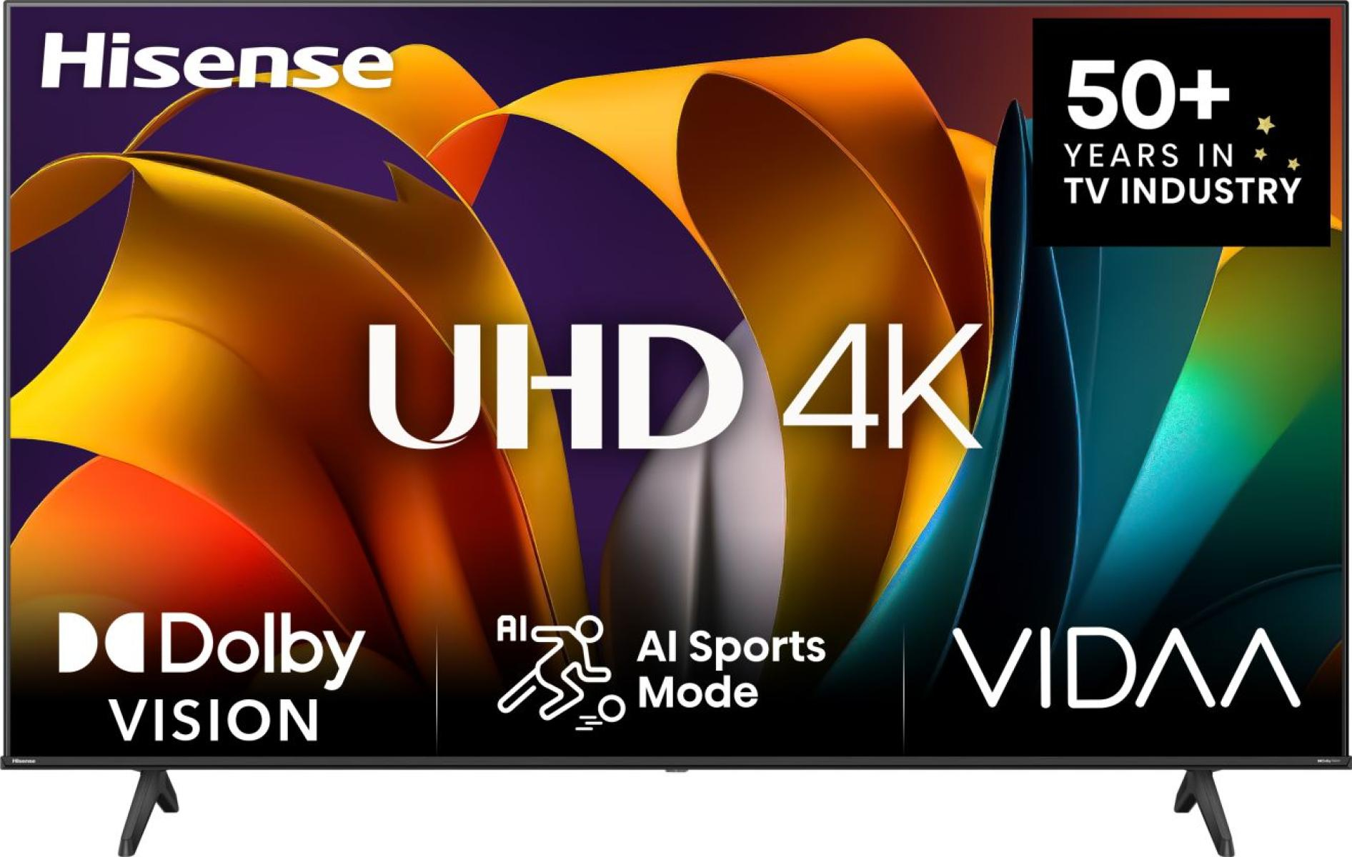 Hisense 85E6NT 85" 4K UHD Smart TV Schwarz