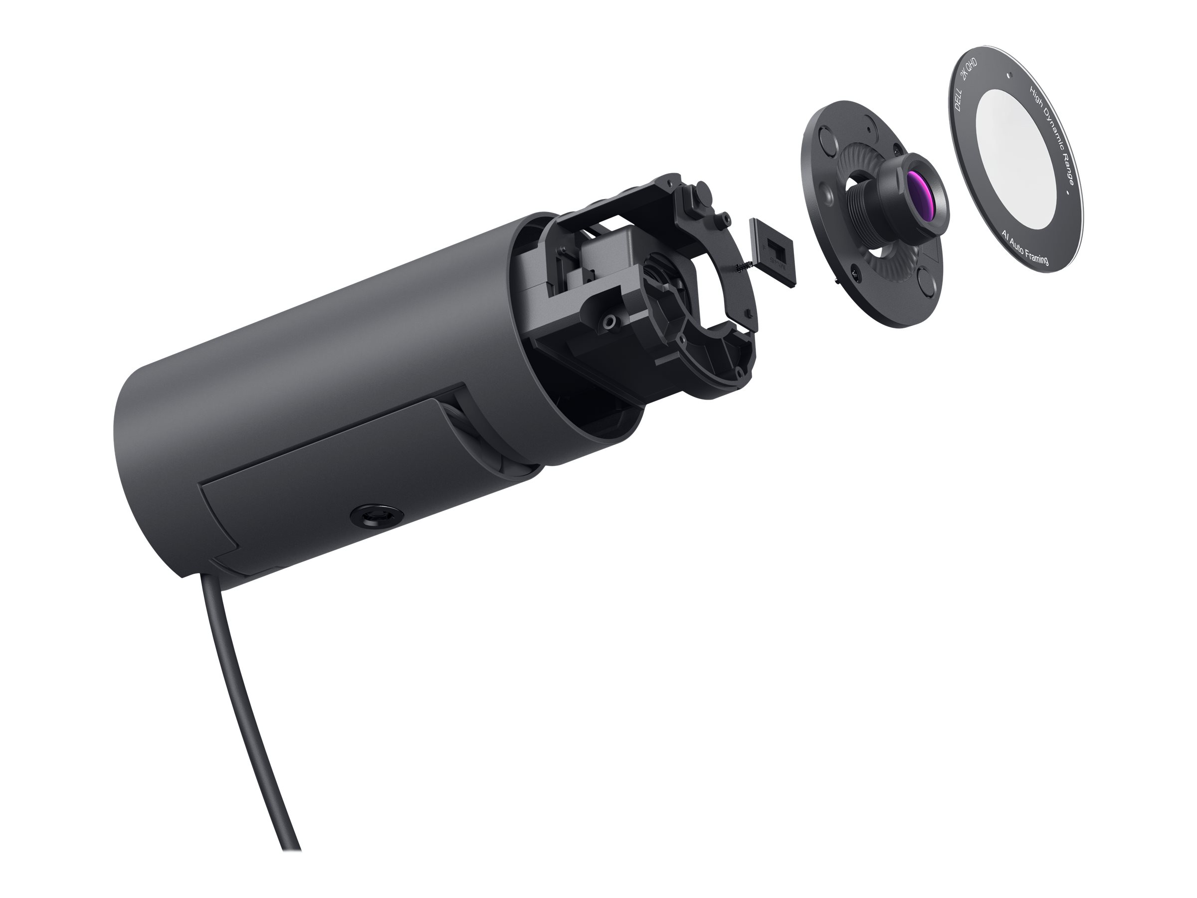Dell Pro WB5023 Webcam 2560 x 1440 Pixel USB 2.0 Schwarz