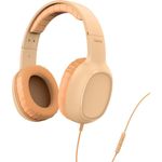 Hama Kopfhörer Fun C, On-Ear, Mikrofon, einseitige Kabelführung, USB-C, Orange (00221817)