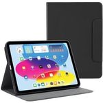 Pipetto Rotating Folio Case Black, für Apple iPad Air 10,9",, 4 &, 5th Gen.( 2020/2022) (P059-49-Q)