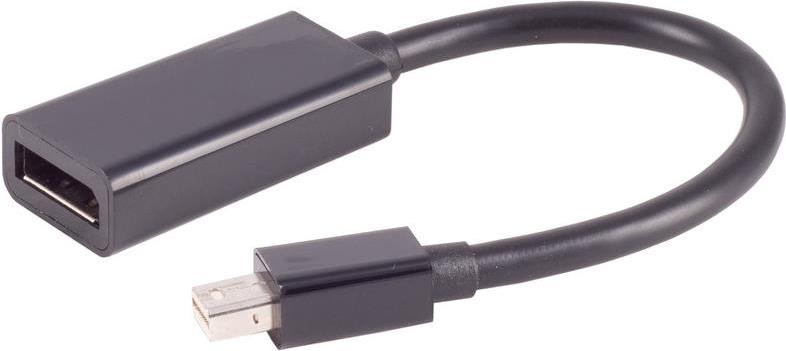 shiverpeaks ®-BASIC-S--Mini DisplayPort 1.2 Adapter, Mini DisplayPort Stecker auf DisplayPort Buchse, 4K, 0,2m (BS10-01032)