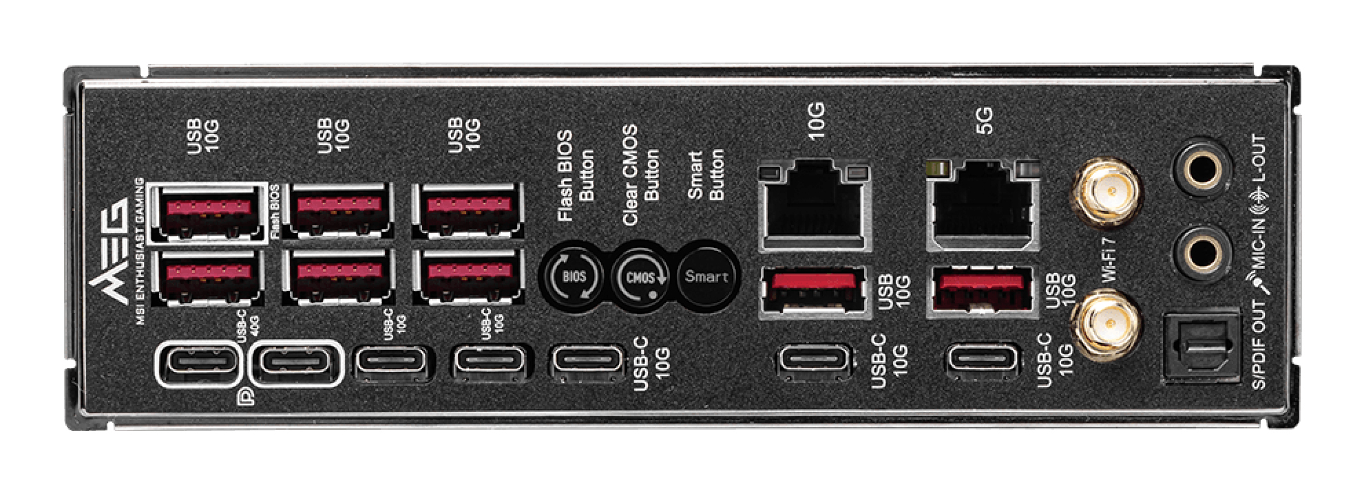MSI MEG X870E GODLIKE Mainboard E-ATX Sockel AM5 DDR5 Wi-Fi 7 10G LAN Schwarz