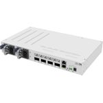 MikroTik Cloud Core Router, 4x 100GB QSFP28, PoE in, 2 redudante Netzteile Ethernet Router (CRS504-4XQ-IN)