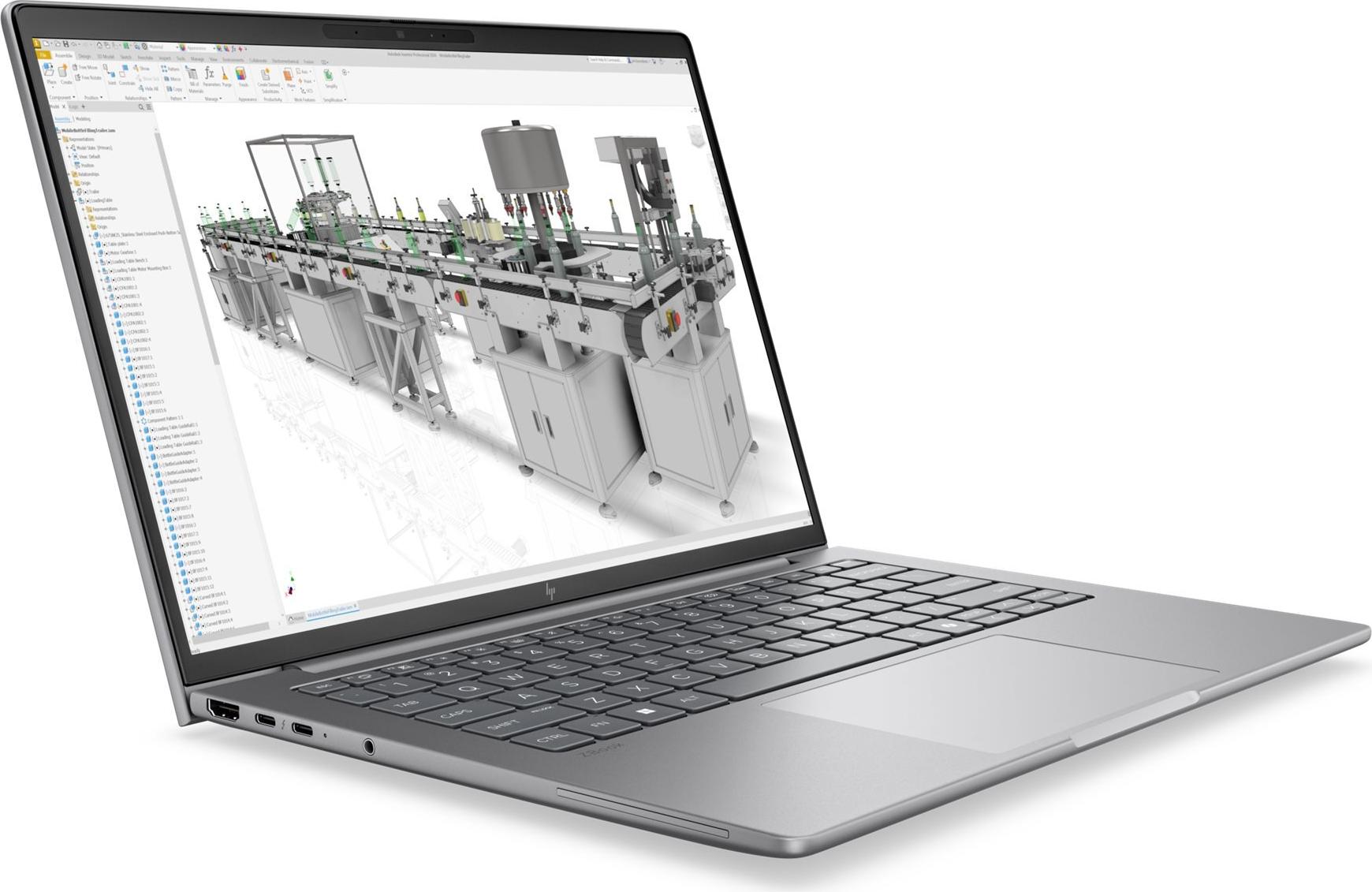 HP ZBook 8 G2i 14" Intel Core Ultra 9 386H 48 GB RAM 1 TB SSD Meteor Silber Aluminium