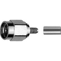 Telegärtner SMA-Kabelstecker Crimp G05 löt/crimp, C0105, G05 (RG-223/U), RG-142 B/U, Nickel  - 5 Stück (J01150A0039)