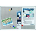 Franken PM3612 Magnettafel Metall 600 x 450 mm Silber (PM3612)