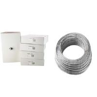 LogiLink Patchkabel, Kat. 5e, U/UTP, 305 m, grau 4 x 2 AWG 26/7, ungeschirmt, PVC Kabelmantel, Lieferung (CPV0015)